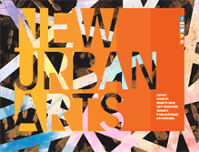 Tablet Screenshot of newurbanarts.org